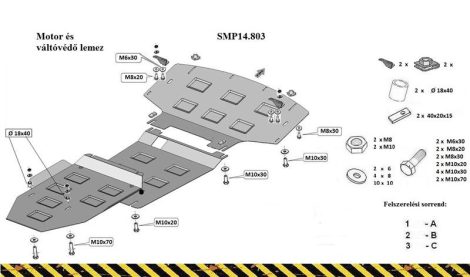 SMP14.803 - Motor- és váltóvédő lemez (12285T)