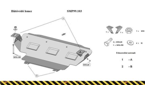 SMP99.103K - Hűtővédő lemez (13398T)