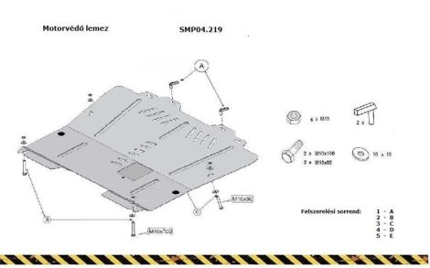 SMP04.219 - Motorvédő lemez (14134T)