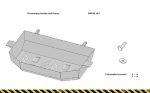   Toyota Land Cruiser J90 acél üzemanyagtartály védőlemez SMP99.183 (16016T)
