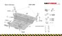 Iveco Daily Engine and Radiator Protection Plate - SMP12.600 (19316T)