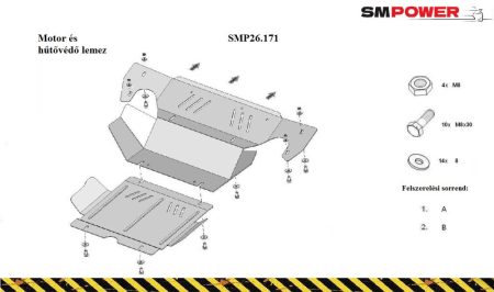 Toyota Hilux engine protection plate - SMP26.171 (19343T)